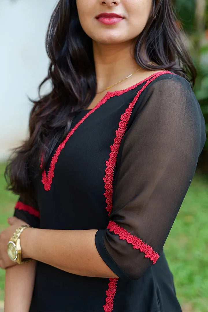 Ivory Classic Embellished Kurti Set