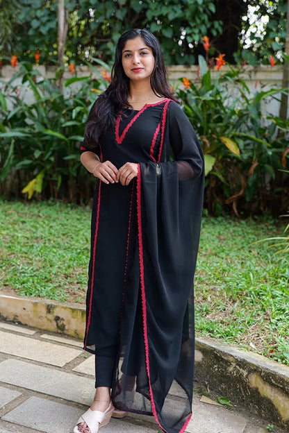 Ivory Classic Embellished Kurti Set